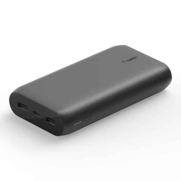 BPB003btBK/Belkin 20K Power Bank with Dual USB-A , USB-C IN, Black Power Bank / Black / 20K Power Bank with Dual USB-A , USB-C IN, Black