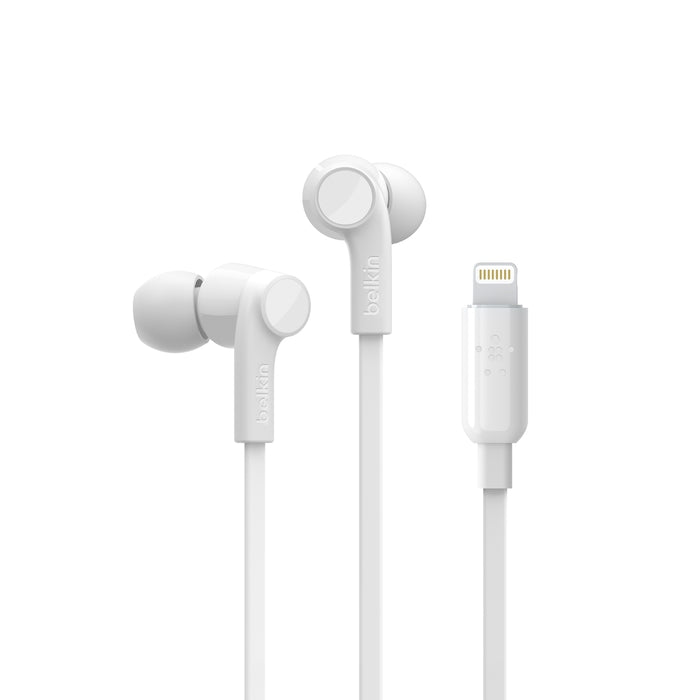 G3H0001btWHT/Belkin SOUNDFORM™ Headphones with Lightning Connector, White Headphones / White / Headphones with Lightning Connector, White