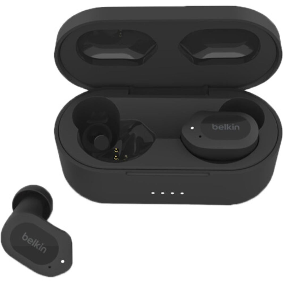 AUC005btBK/Belkin AUC005btBK  SOUNDFORM™ Play TWS|Color: Black| Warranty: One year|Type : AirPods|Ad Headphones / Black / AirPods