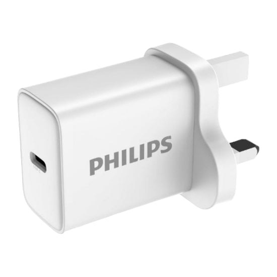 Philips GaN Wall Charger USB-C, 30Watts, White