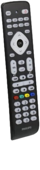 Philips Universal Remote Control 8 in 1, Black
