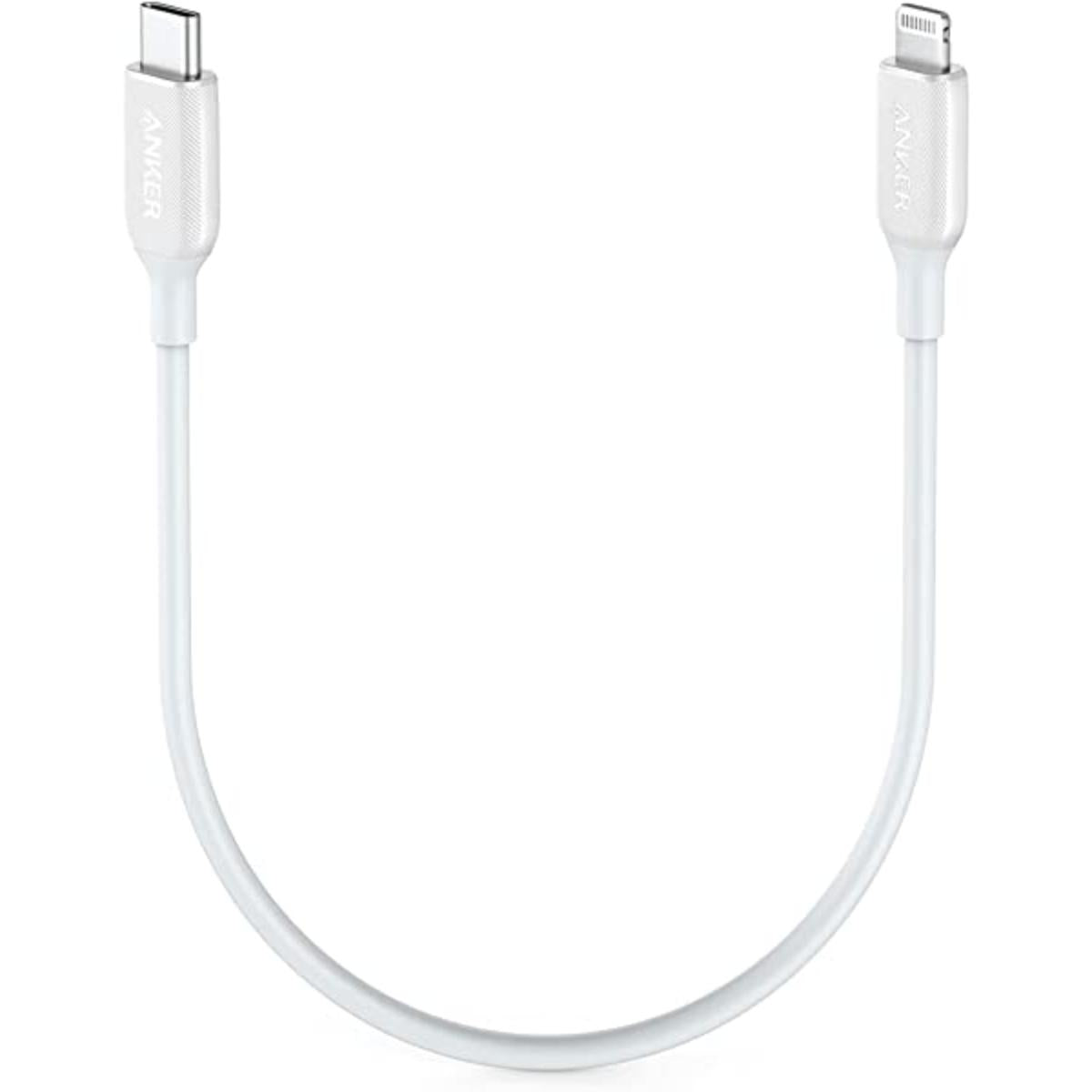 Anker Powerline Iii Usb-C To Lightning 2.0 Cable 1Ft White