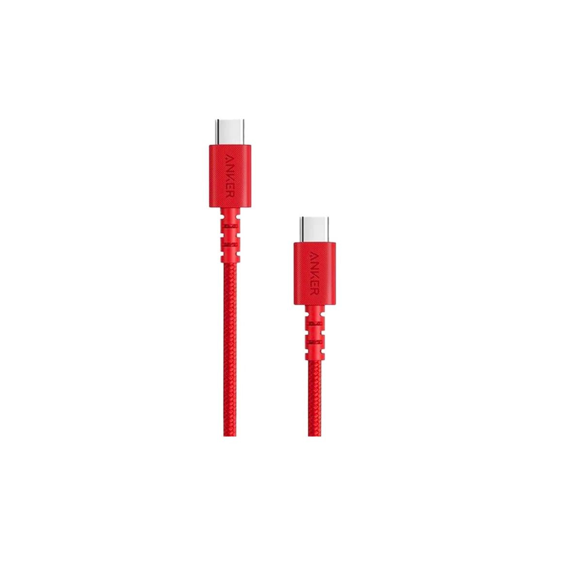 A8032H91/Anker PowerLine Select+ USB-C to USB-C 2.0 cable 3ft  Red Cable / Red / Cable USB-C to USB-C