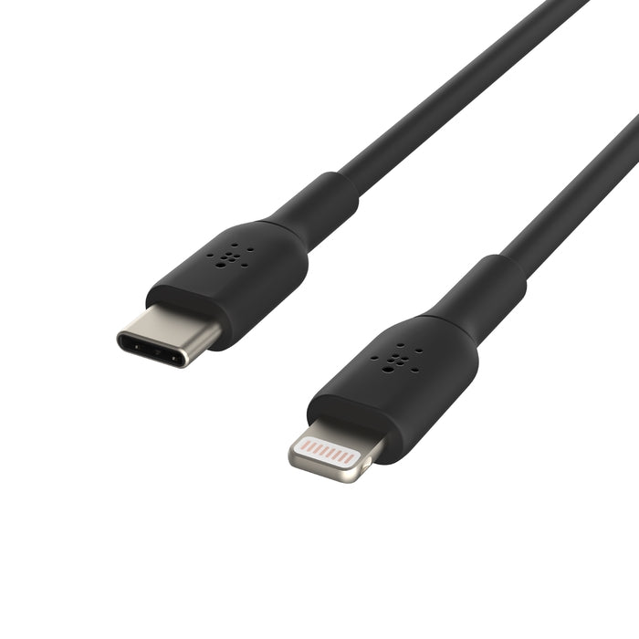 CAA003bt1MBK/Belkin BOOST CHARGE™ Lightning to USB-C Cable, 1M, Black Cable / Black / Lightning to USB-C Cable, 1M