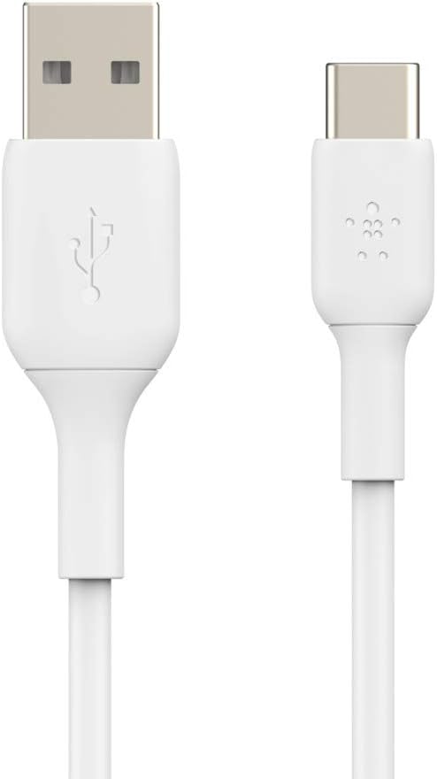 CAB001bt1MWH/Belkin BOOST CHARGE™ USB-A to USB-C Cable, 1M, White Cable / White / BOOST CHARGE™ USB-A to USB-C Cable