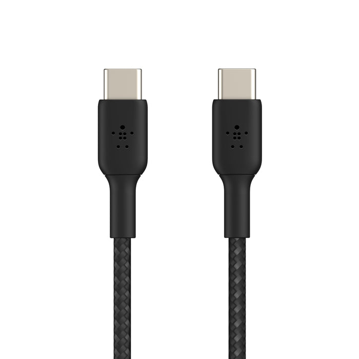 CAB004bt1MBK/Belkin BOOST CHARGE™ USB-C® to USB-C Cable_Braided, 1M, Black Cable / Black / USB-C® to USB-C Cable_Braided