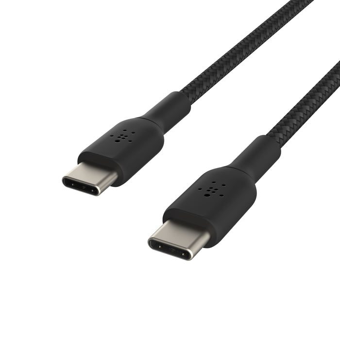 CAB004bt1MBK/Belkin BOOST CHARGE™ USB-C® to USB-C Cable_Braided, 1M, Black Cable / Black / USB-C® to USB-C Cable_Braided