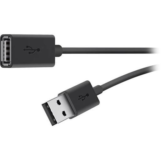 F3U153bt4.8M/Belkin USB2.0 A - A Extension Cable 4.8m Cable / Black / USB2.0 A - A Extension Cable 4.8m