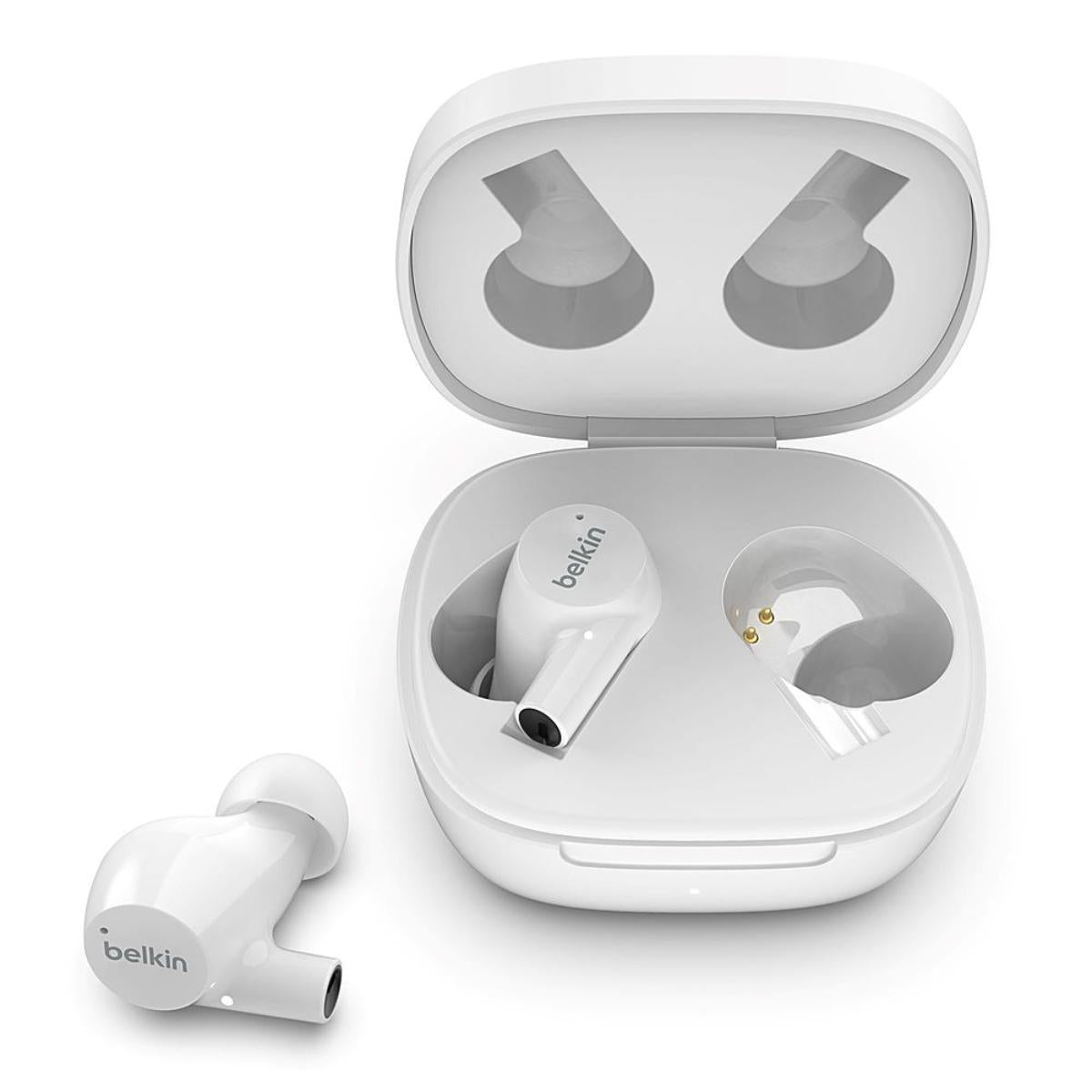 AUC004btWH/Belkin SOUNDFORM™ Rise True Wireless Earbuds, White Earbuds / Black / SOUNDFORM™ Rise True Wireless Earbuds