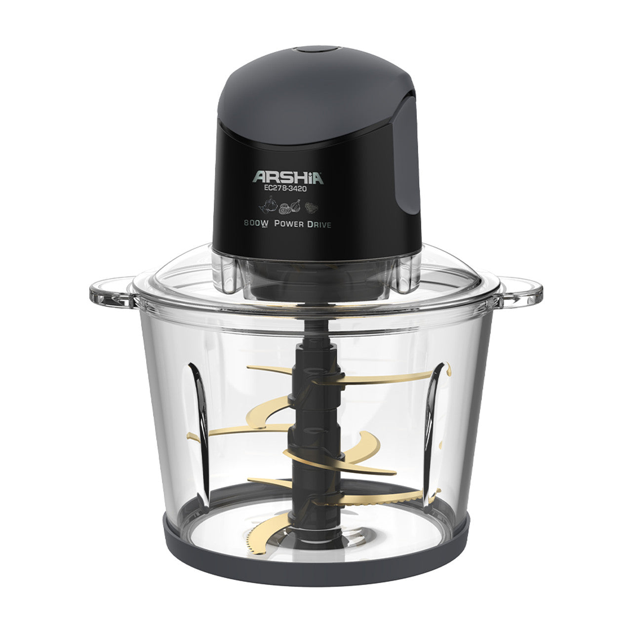 Arshia Chopper, 800Watts, Black & Steel Arshia Chopper, 800Watts, Black & Steel