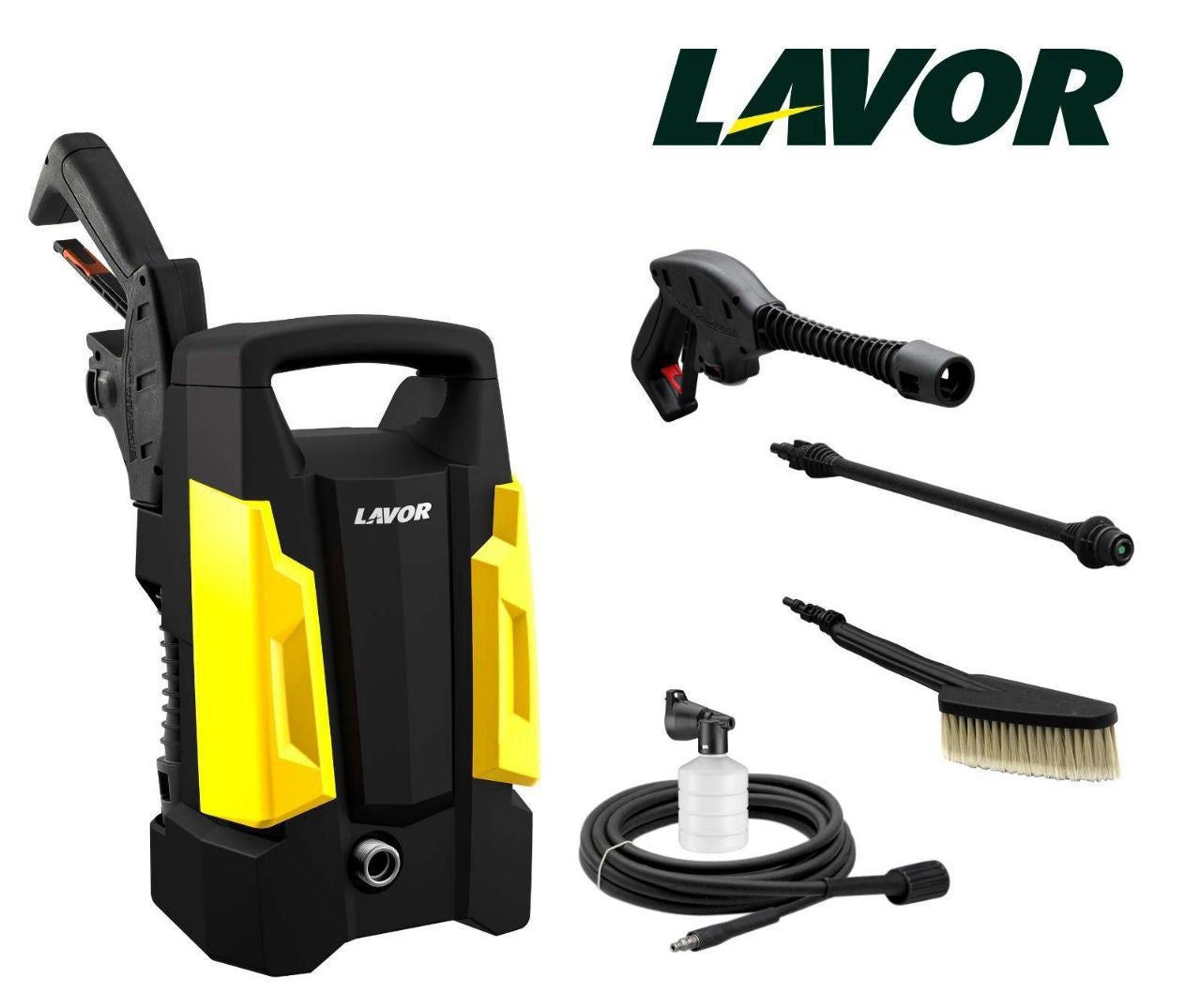 dive 120 / lavor High pressure washer black, 120 bar 1700 w aluminium pump head, automatic stop syst