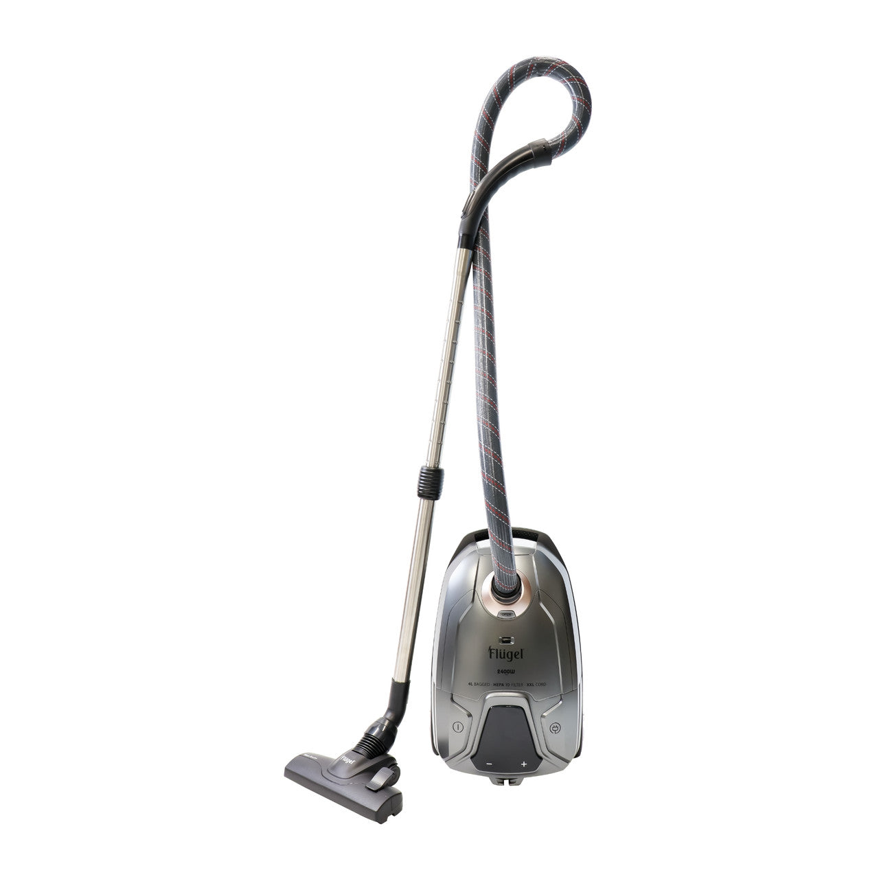 Flugel Digital Canister Vacuum Cleaner, 2400Watts, Silver Flugel Digital Canister Vacuum Cleaner, 2400Watts, Silver