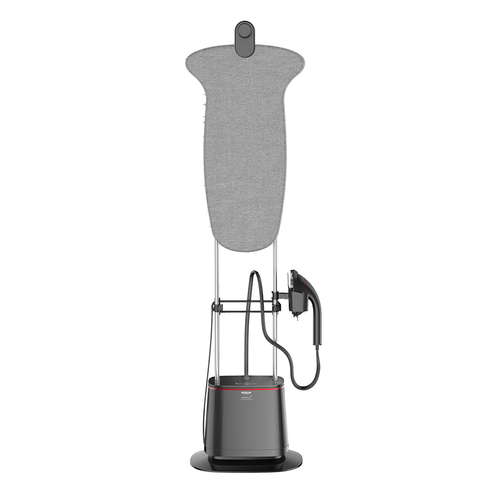 3211 / ARSHIA GARMENT STEAMER, 1.5 LTR, BALCK & STEEL , 2400 WATT MAX, STEAM CAPACITY 120G, STANLESS