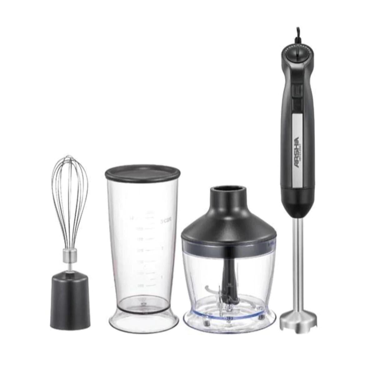 2567/ARSHIA 2567-HB151- B 3IN1 HAND BLENDER 600 WATT 2 SPEED 800 ML BLACK 600 / 800ML / 3