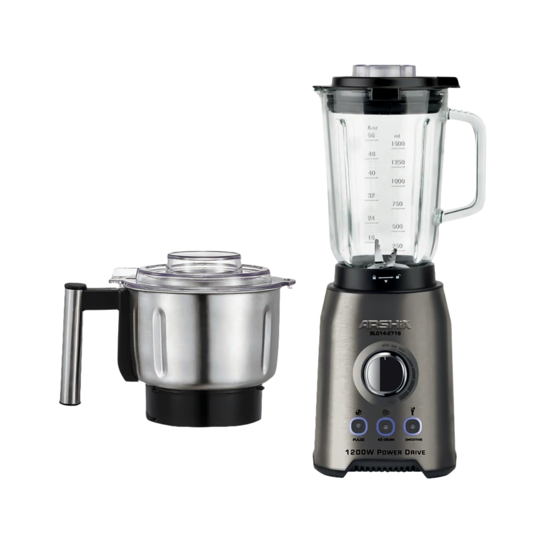 Arshia Speed Table Blender With 2-Piece Jar Set, 1.5Lit, 700Watts, Silver Arshia Speed Table Blender With 2-Piece Jar Set, 1.5Lit, 700Watts, Silver