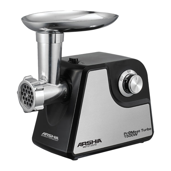 2570/Arshia  MEAT GRINDER 1500WATT BLACK 1500 WATTS / BLACK