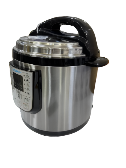 Stork Digital Pressure Cooker, 6Lit, Stainless Steel, 1000Watts