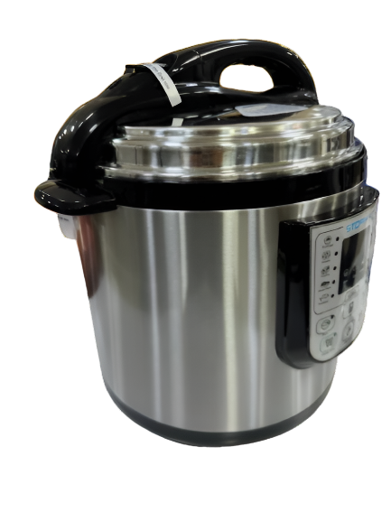 Stork Digital Pressure Cooker, 6Lit, Stainless Steel, 1000Watts Stork Digital Pressure Cooker, 6Lit, Stainless Steel, 1000Watts