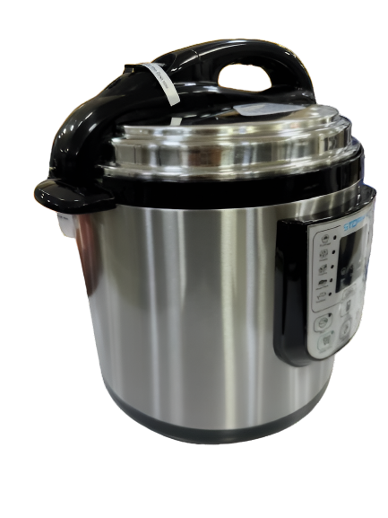 Stork Digital Pressure Cooker, 6Lit, Stainless Steel, 1000Watts