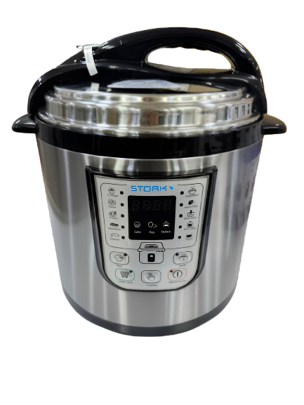 Stork Digital Pressure Cooker, 6Lit, Stainless Steel, 1000Watts Stork Digital Pressure Cooker, 6Lit, Stainless Steel, 1000Watts