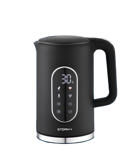 Stork Electric Kettle, 1.7Lit, 2000Watts, Black Stork Electric Kettle, 1.7Lit, 2000Watts, Black