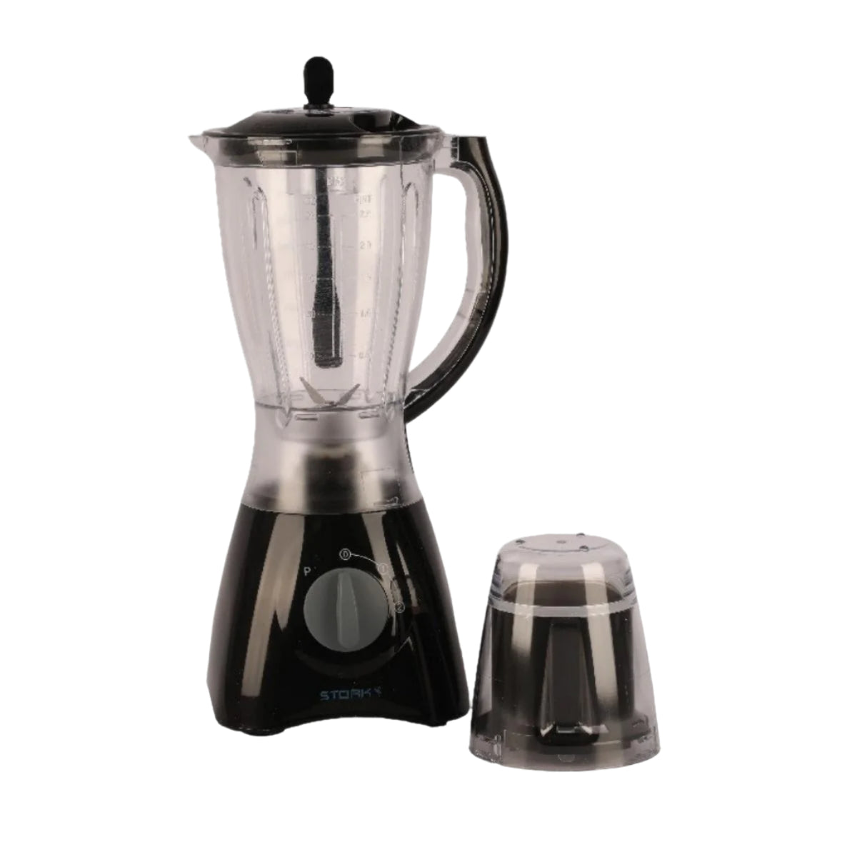 Blender Stork Plastic 2 In 1, 350Watts, Black