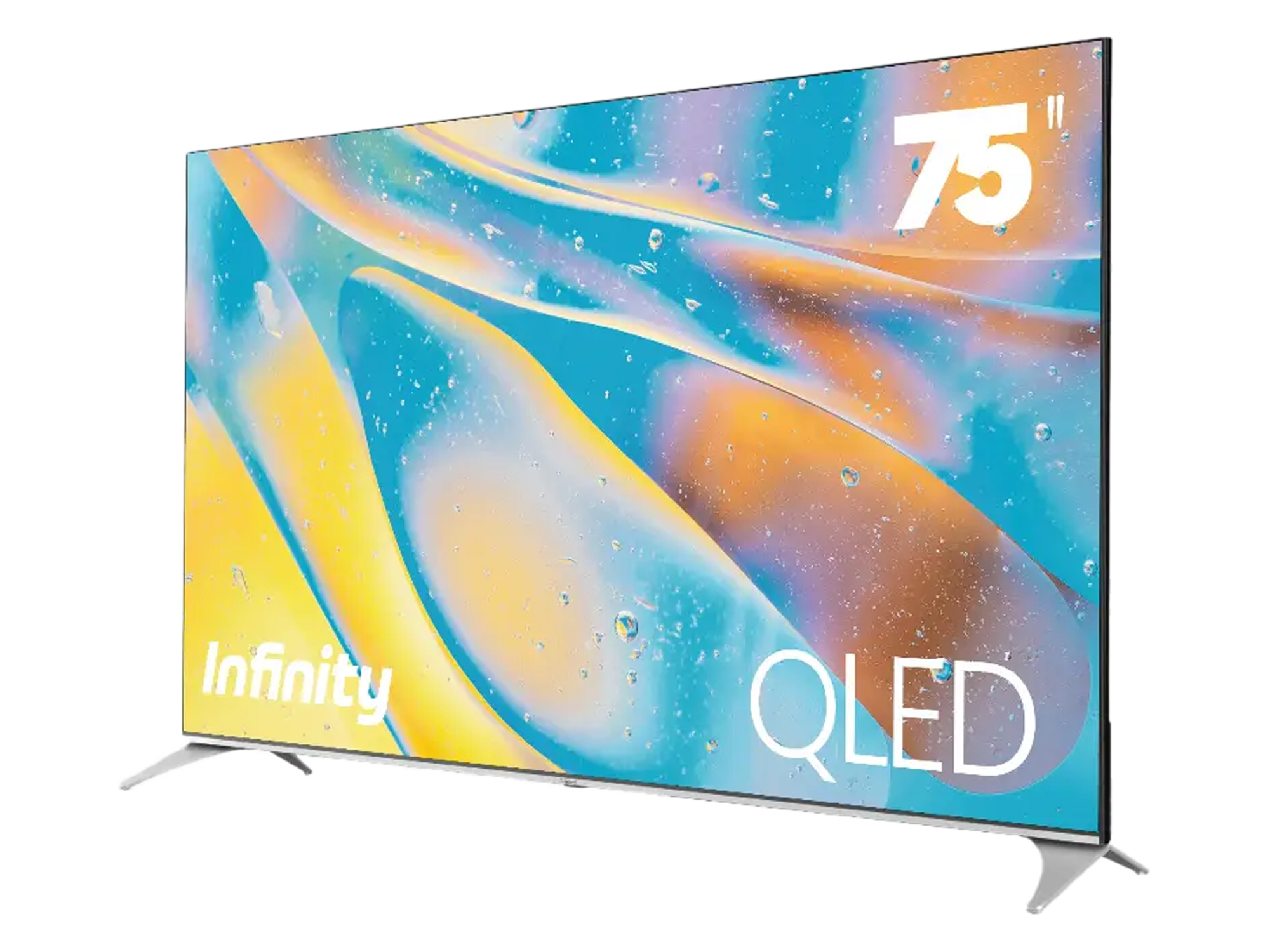 G-Guard LED TV 75Inch, Smart Google licensed TV, QLED, 3HDMI & 2USB, HDR10+