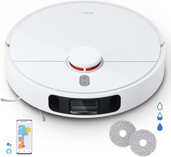 Xiaomi Robot Vacuum S10+, 4000Watts, White