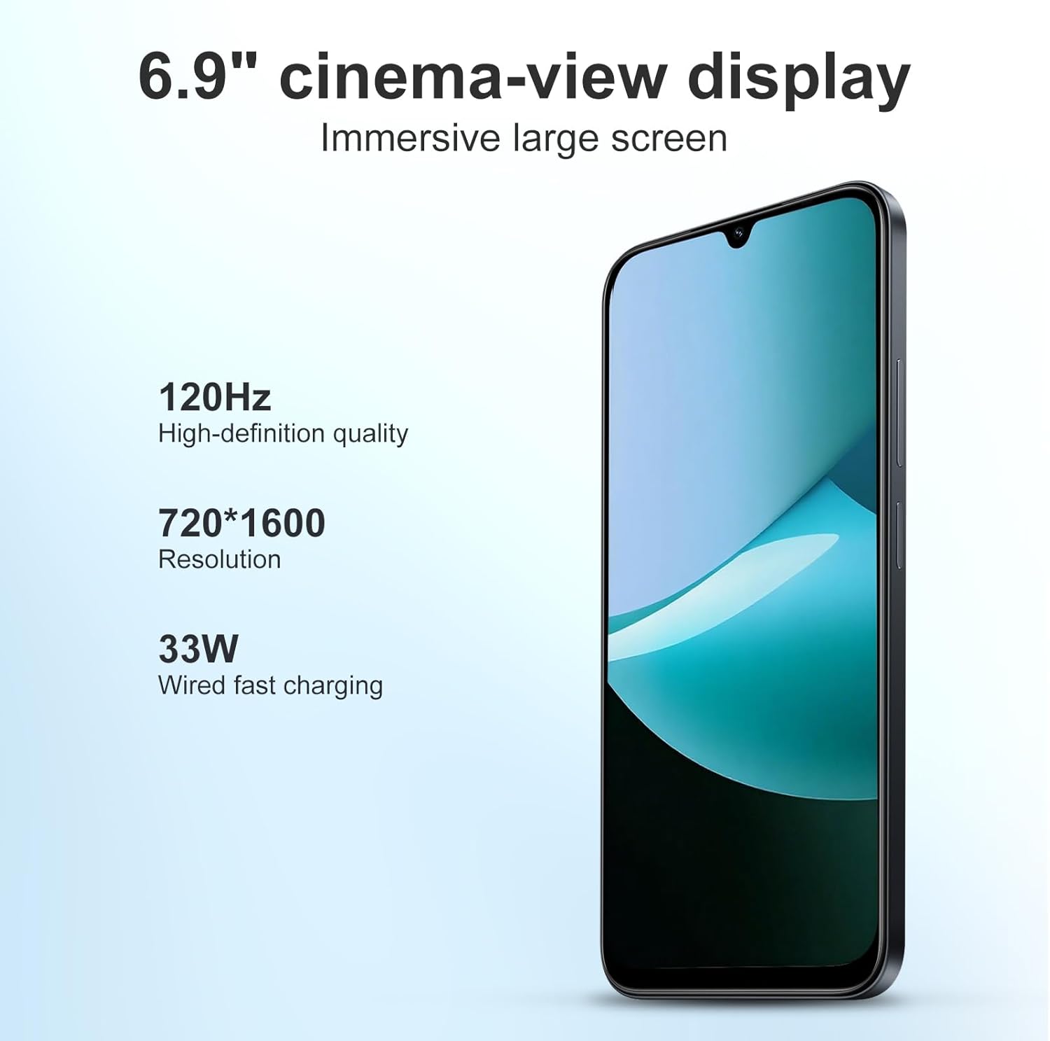 Xiaomi Redmi 15C 4G, 4GB & 128GB, 6.9Inch, Black