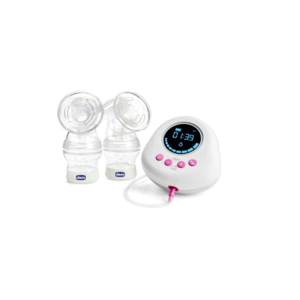  8058664144075/DOUBLE ELECTRIC BREAST PUMP, chicco White