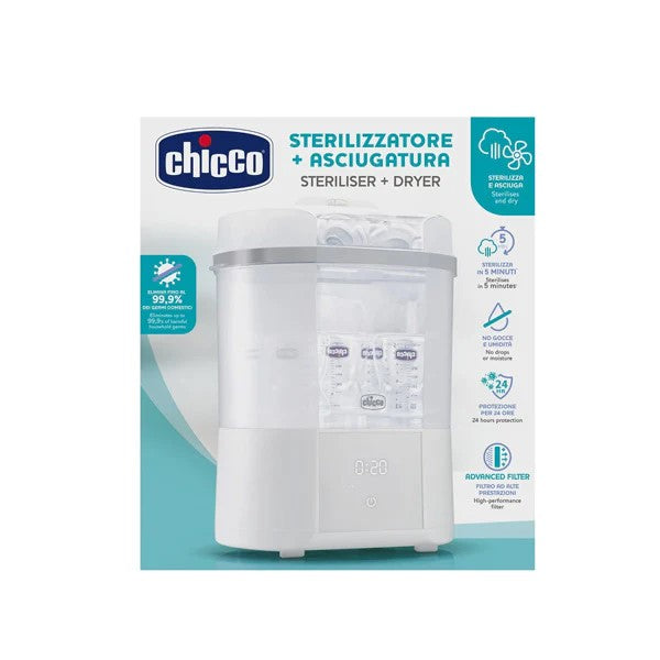 8058664129577/STERILISER+ DRYER, chicco White