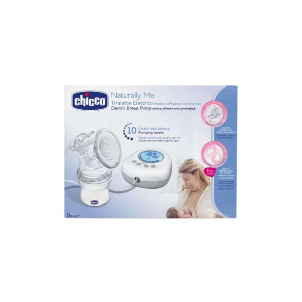 8058664144068/SINGLE ELECTRIC BREAST PUMP, chicco White