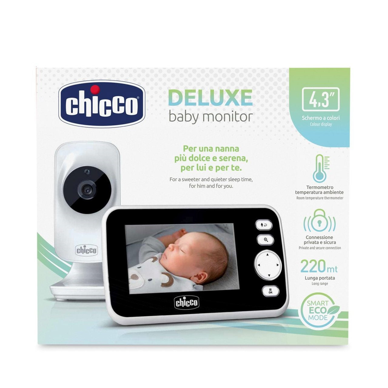 8058664124848/BABYMONITOR DELUXE, chicco White