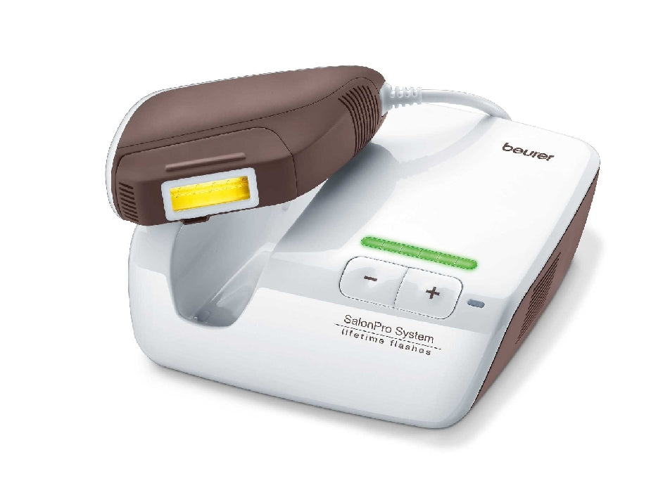 IPL 10000+ / Beurer long-lasting hair removal White, 100,000+ light pulses,Single pulses of intense