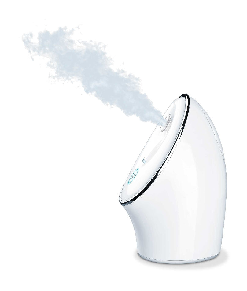 Beurer Facial Sauna- (Va) White Facial Sauna Moisturizes The Face With Ion Technology Open