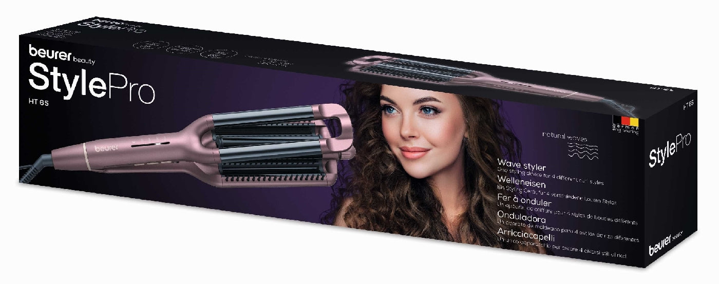 HT 65 / Beurer Wave Styler pink, 320-410 watt , The 4-in-1 ceramic tool works on three curling irons