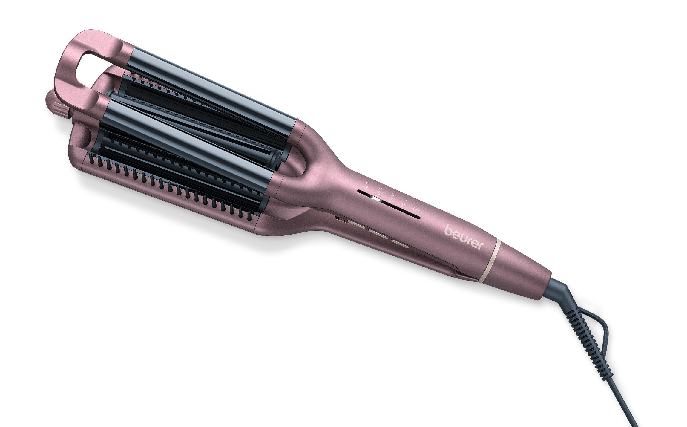 Beurer Wave Styler Pink 320-410 Watt The 4-In-1 Ceramic Tool Works On Three Curling Irons