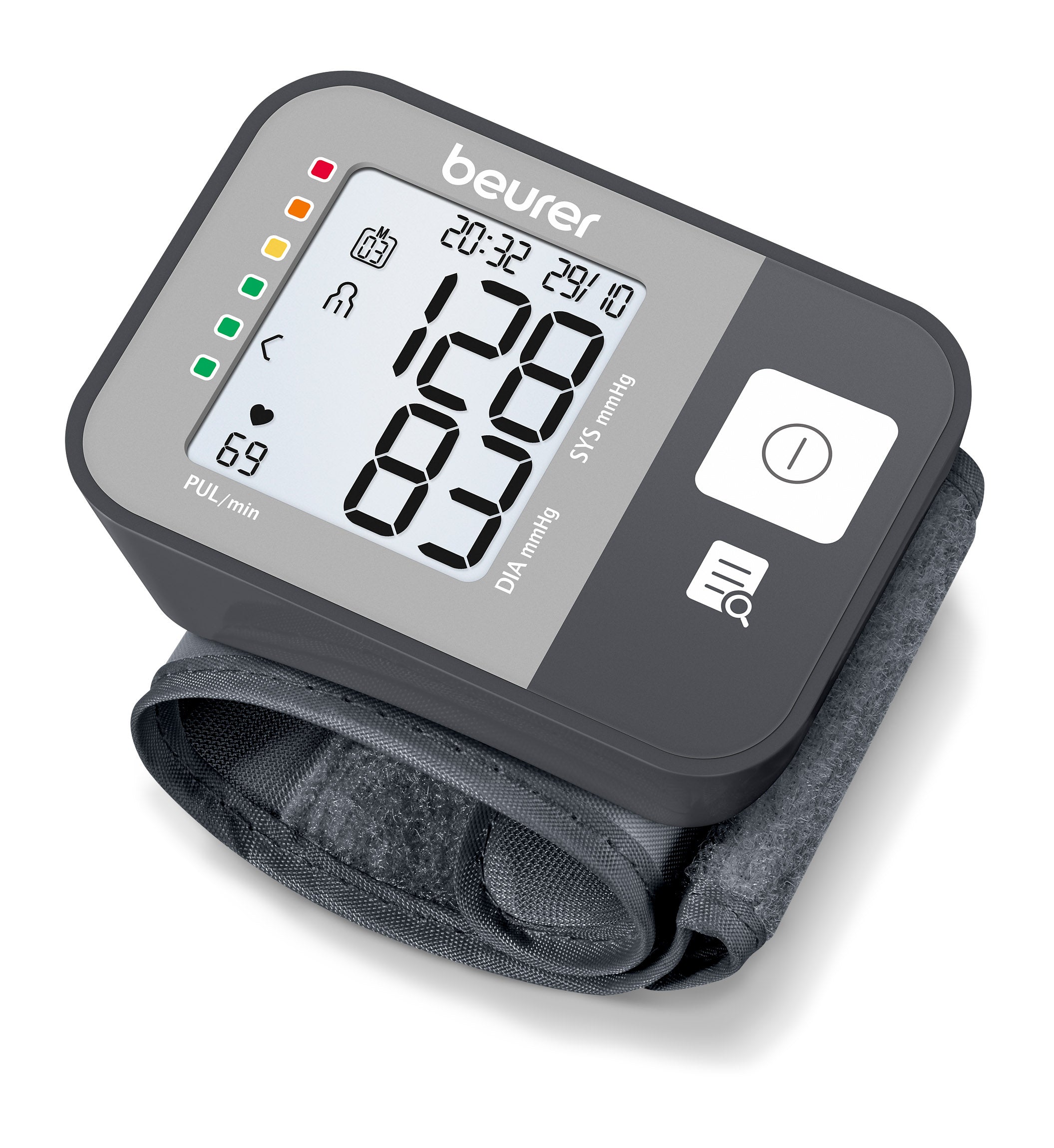 BC 27 / Beurer Wrist blood pressure monitor black, battery, Manometry detects tachycardia Average bl MONITOR / RECHARGEABLE