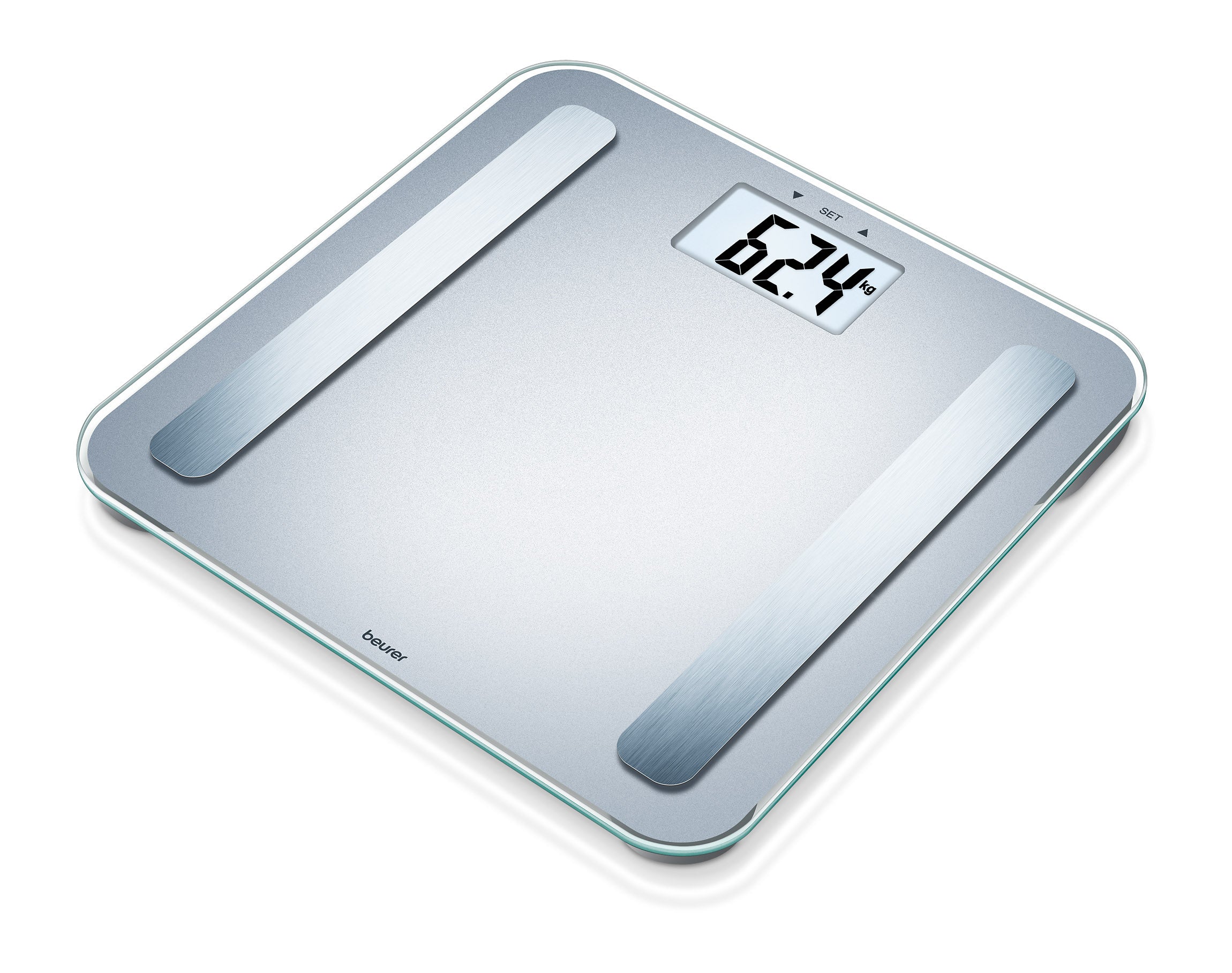 Beurer Diagonstic Bathroom Scale Silver Diagnostic Bathroom Scale