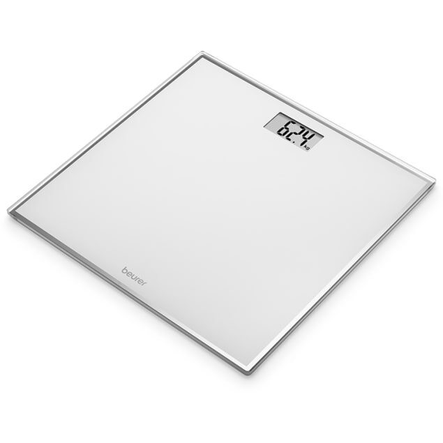 GS 120 / Beurer Glass bathroom scale / KOMPAKT glass, Elegant standard scale weighing up to 150 kg