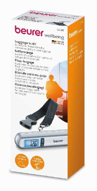 LS 06 / Beurer Luggage Scale silver, Small luggage scale weighing up to 40 kg