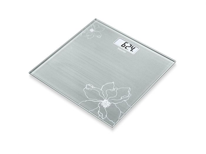 GS 10  / Beurer Diagonstic bathroom scale glass scale white 200KG white / 200kg