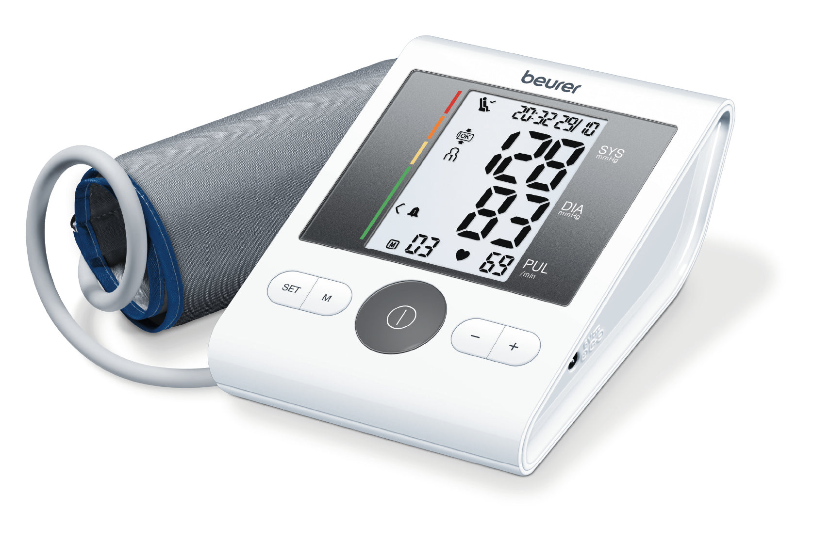 bm 28 / Beurer Wrist blood pressure monitor , battery, Manometry detects tachycardia Average White BLOOD PRESSURE / WHITE