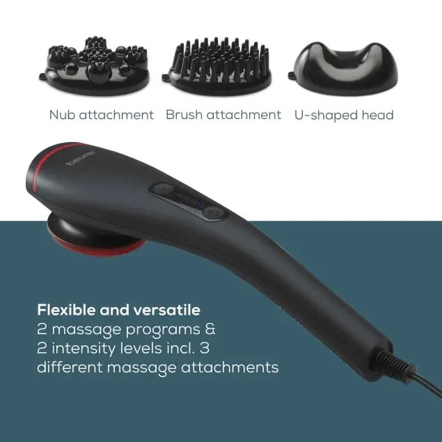 Beurer Massager with heat function, Black Beurer Massager with heat function, Black