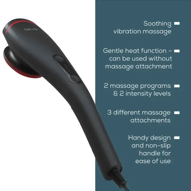 Beurer Massager with heat function, Black Beurer Massager with heat function, Black
