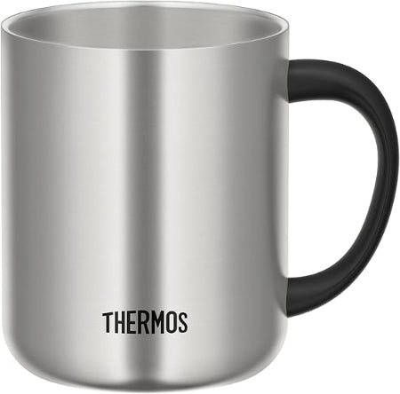 كوب سطح المكتب THERMOS JDC-351ESPمن الفولاذ المقاوم للصدأ، سعة 350 مل، أسود