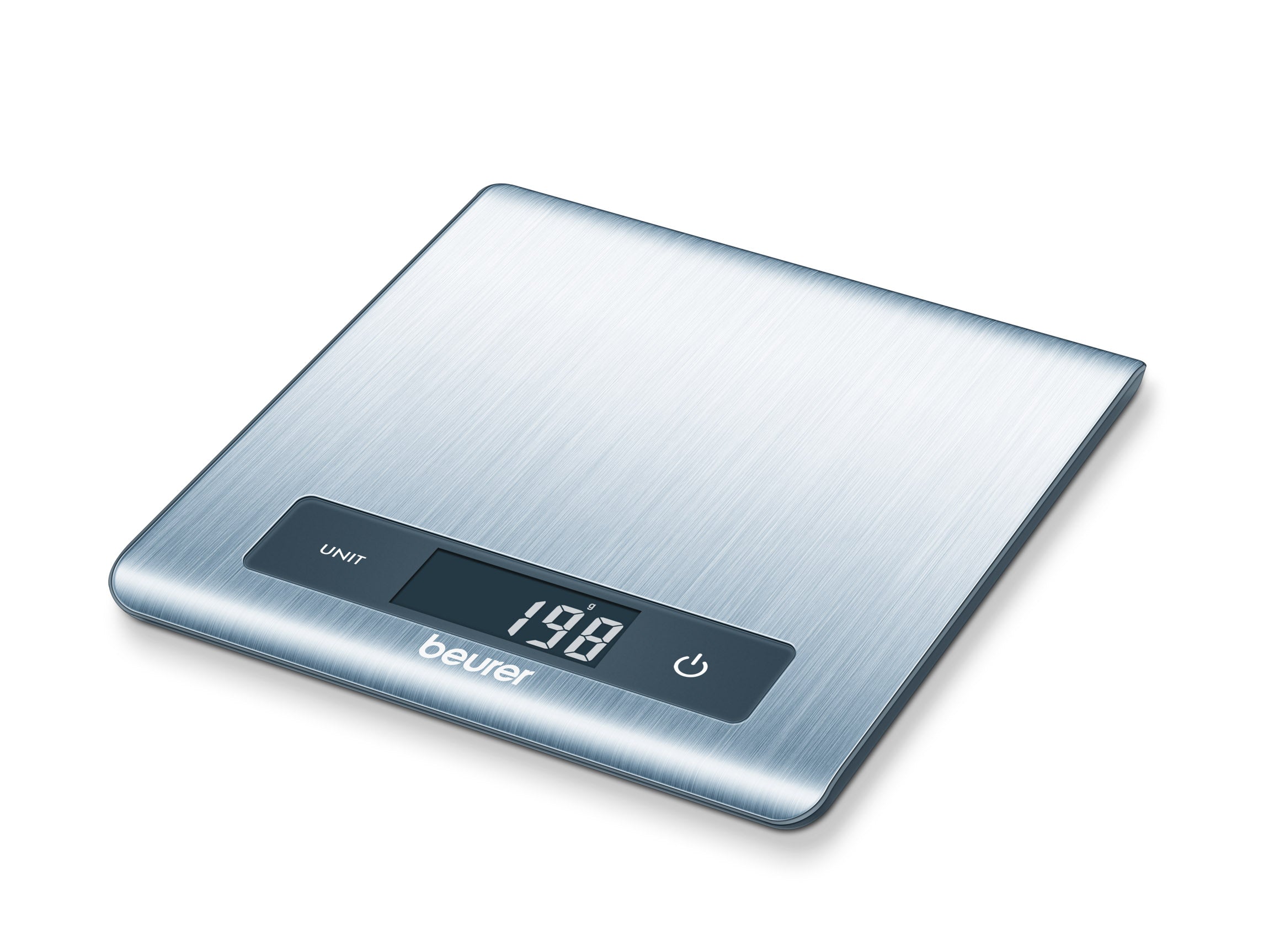 Beurer Kitchen Scale Silver A Kitchen Scale With An Easy-To-Clean Painted Surface Made Of