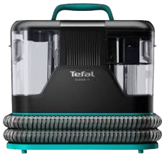 Tefal Clean IT, Spot Cleaner, Multi Cleaning Portable Carpet Cleaner, Pet Mess, 2.3Lit, 750Watts, Green / Black