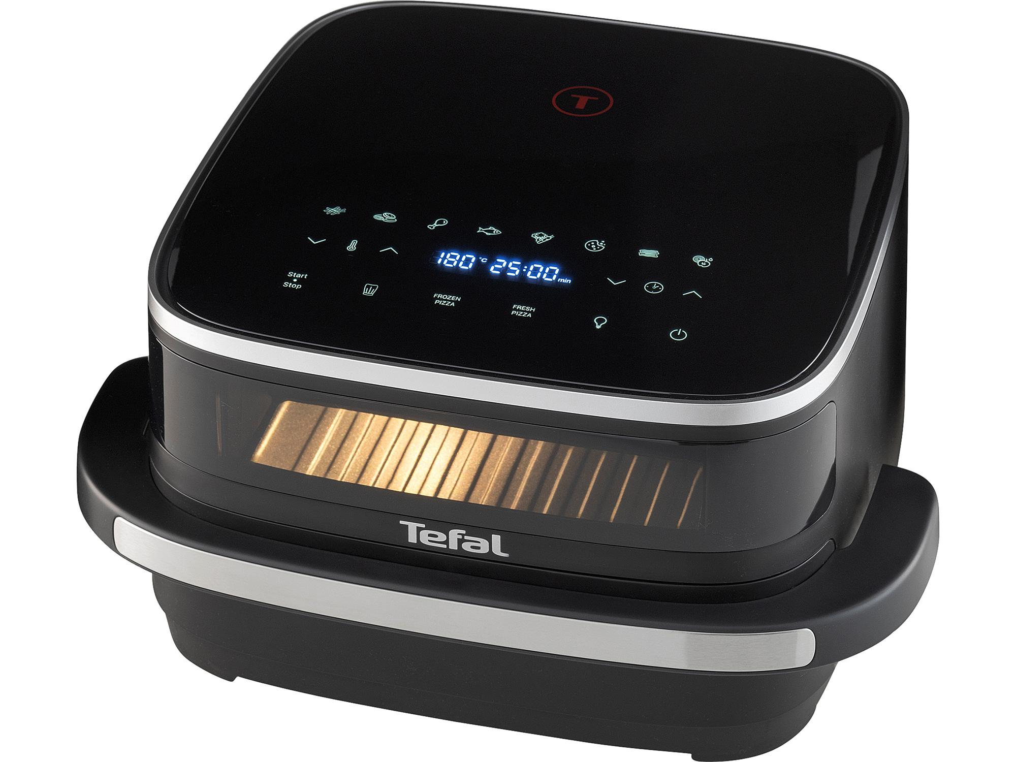 قلاية بيتزا هواية كبيرة من تيفال, 2200 واط, اللون الاسود