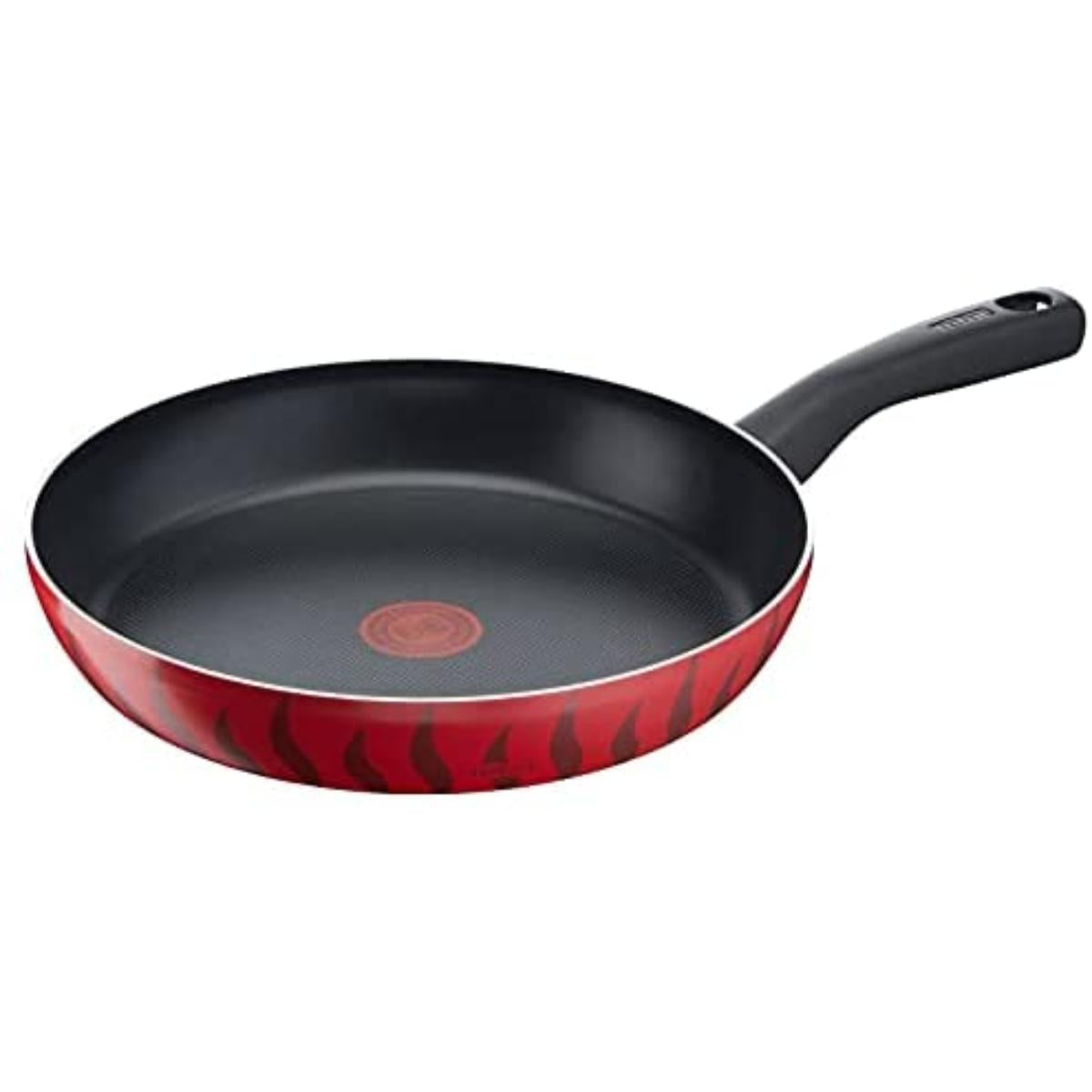 Tefal G6 Tempo Flame Fry Pan 24Cm, Red